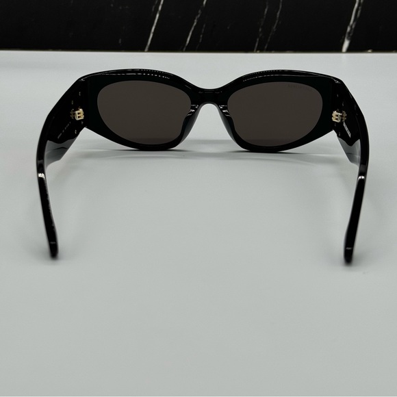 NEW BB0324SK 002 BALENCIAGA BLACK WOMEN BALENCIAGA SUNGLASSES BB0324SK - Picture 9 of 12